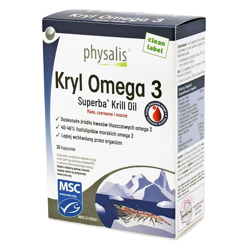 KRILL OMEGA 3 30 KAPSELN - PHYSALIS