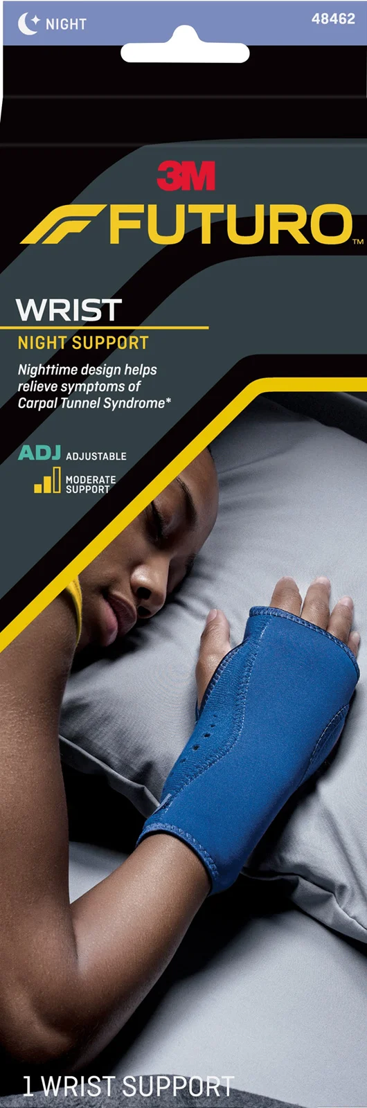 Futuro Night Adjustable Wrist Sleep Support Everyday Use 48462