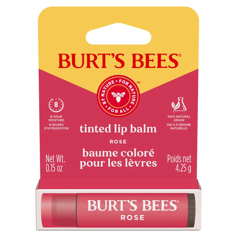 Burt's Bees Tinted Lip Balm Rose