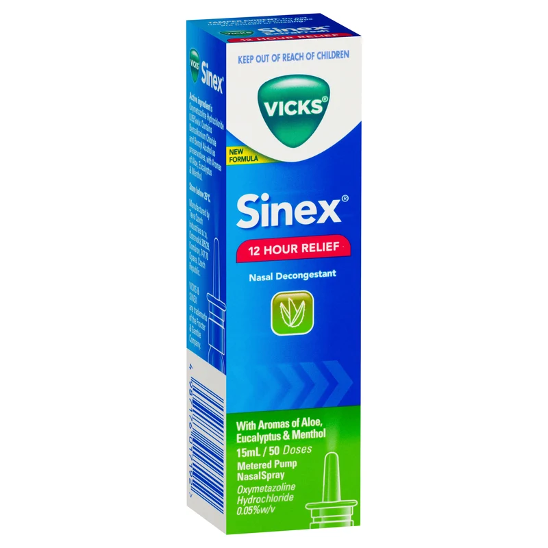 Vicks Sinex Nasal Decongestant Nasal Spray 15mL
