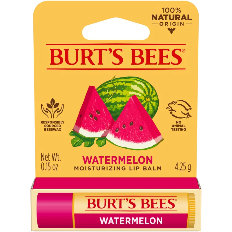 Burts Bees 100% Natural Watermelon Lip Balm 4.25g