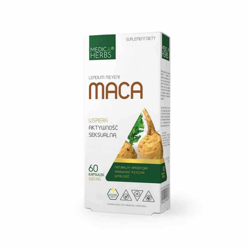 MEDICA HERBS Maca 620mg, 60 Kapseln.