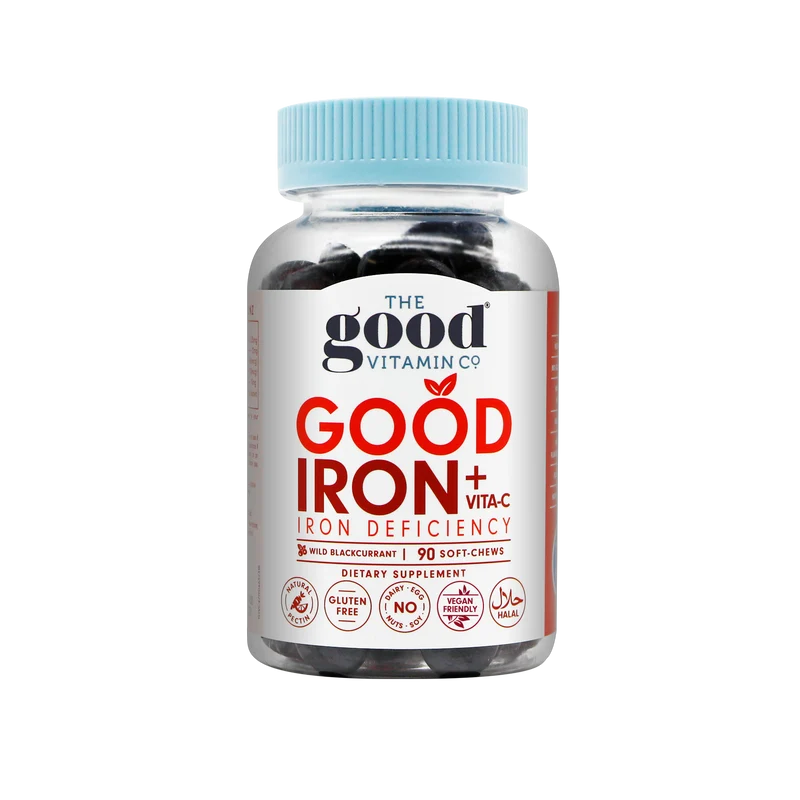 The Good Vitamin Co Good Iron + Vitamin-C Supplement Chewables 90 Pack