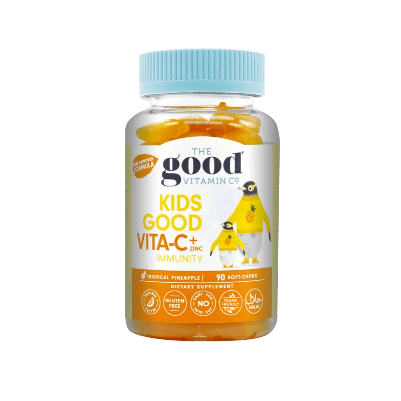 The Good Vitamin Co Kids Good Vitamin-C +Zinc Soft Chewable Supplements 90 Pack