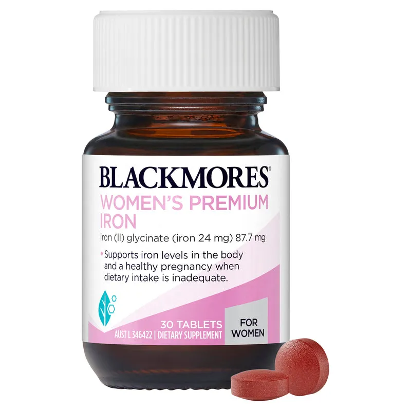 Blackmores Women's Premium Iron 30 Tablets