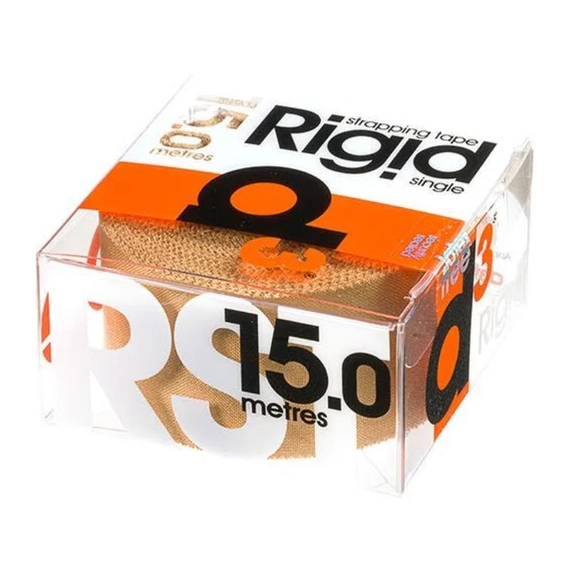d3 Rigid Strapping Tape - Single Pack 1x38mmx15m (Beige)