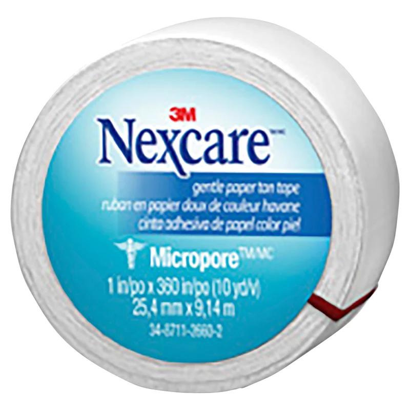 Nexcare Micropore Gentle Paper Tape - White 25.4mm x 9.1m