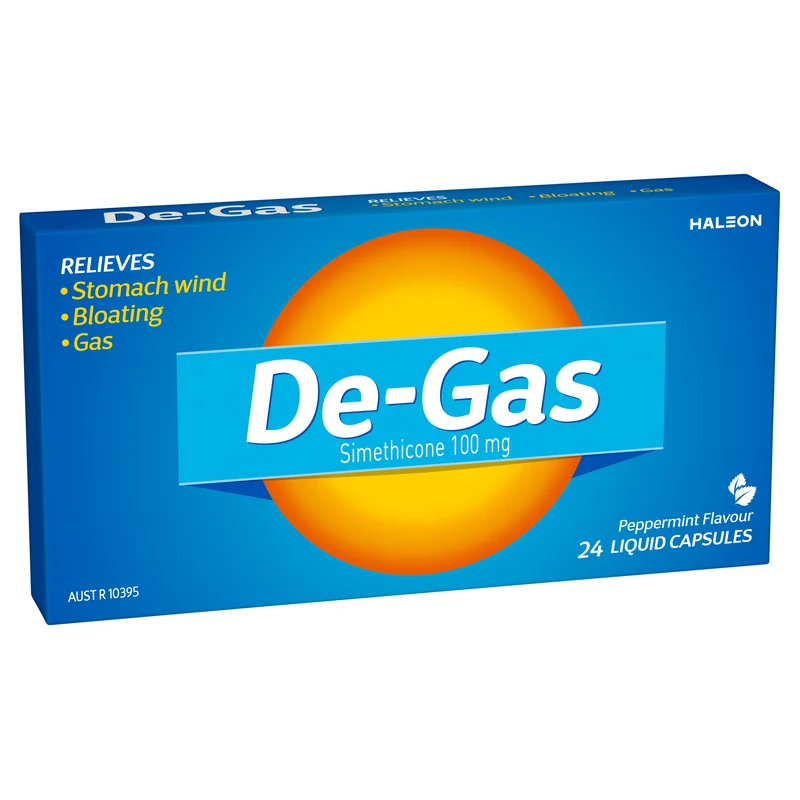 De-Gas Capsules 24 Count