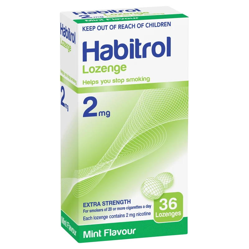 Habitrol Lozenges 2MG Mint 36 Pack