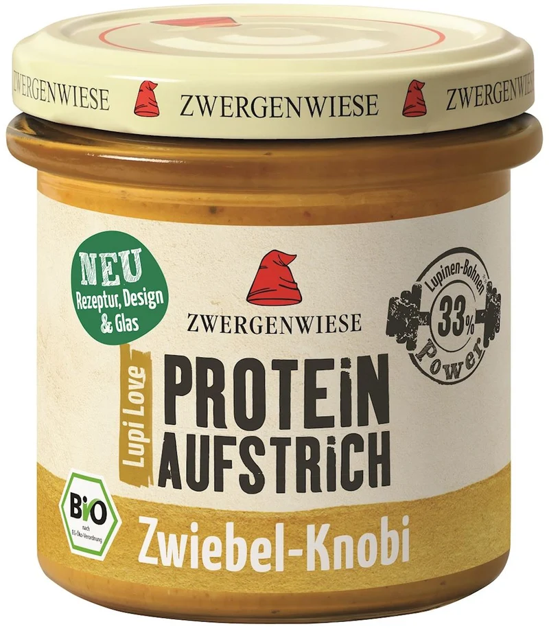 Glukosefreie Koriander-Knoblauch-PROTEIN-PASTE BIO 135 g - ZWERGENWIESE