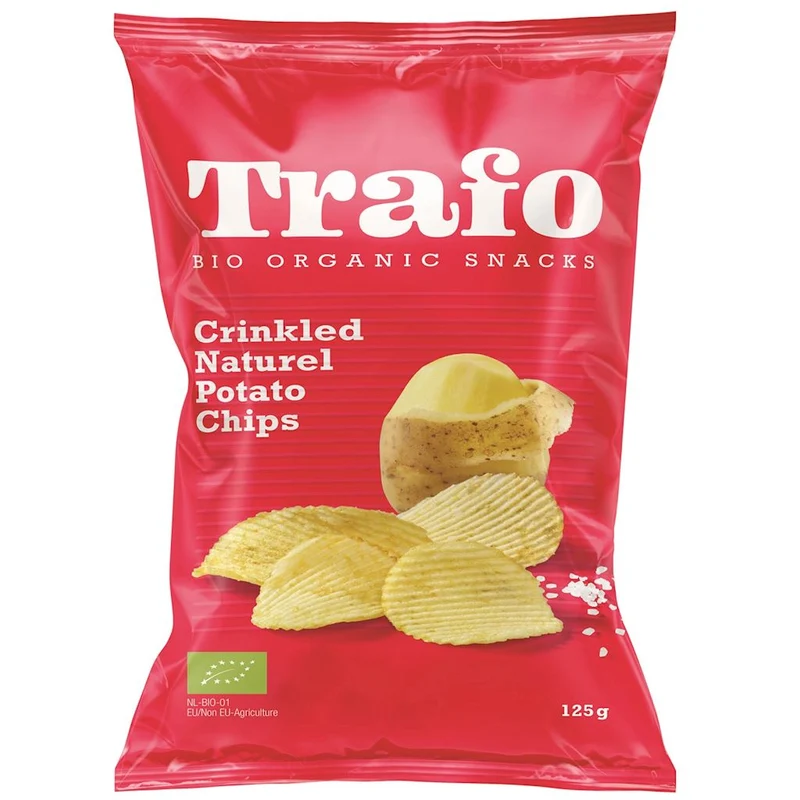 GESALZTE CARBON CHIPS BIO 125 g - TRAFO