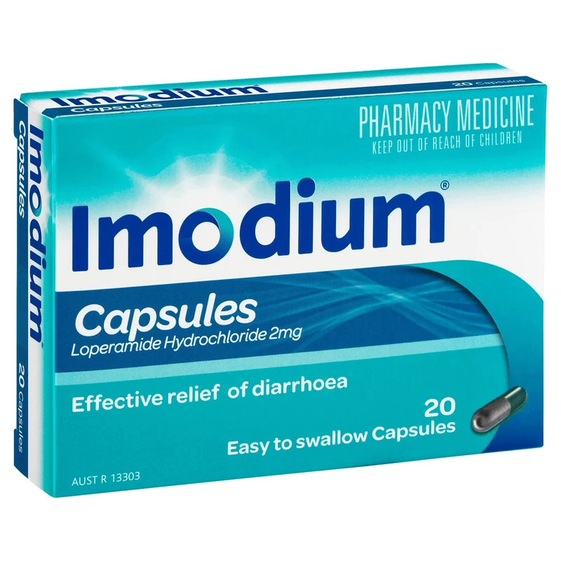Imodium Anti-Diarrhoea Medicine 2 mg 20 Capsules