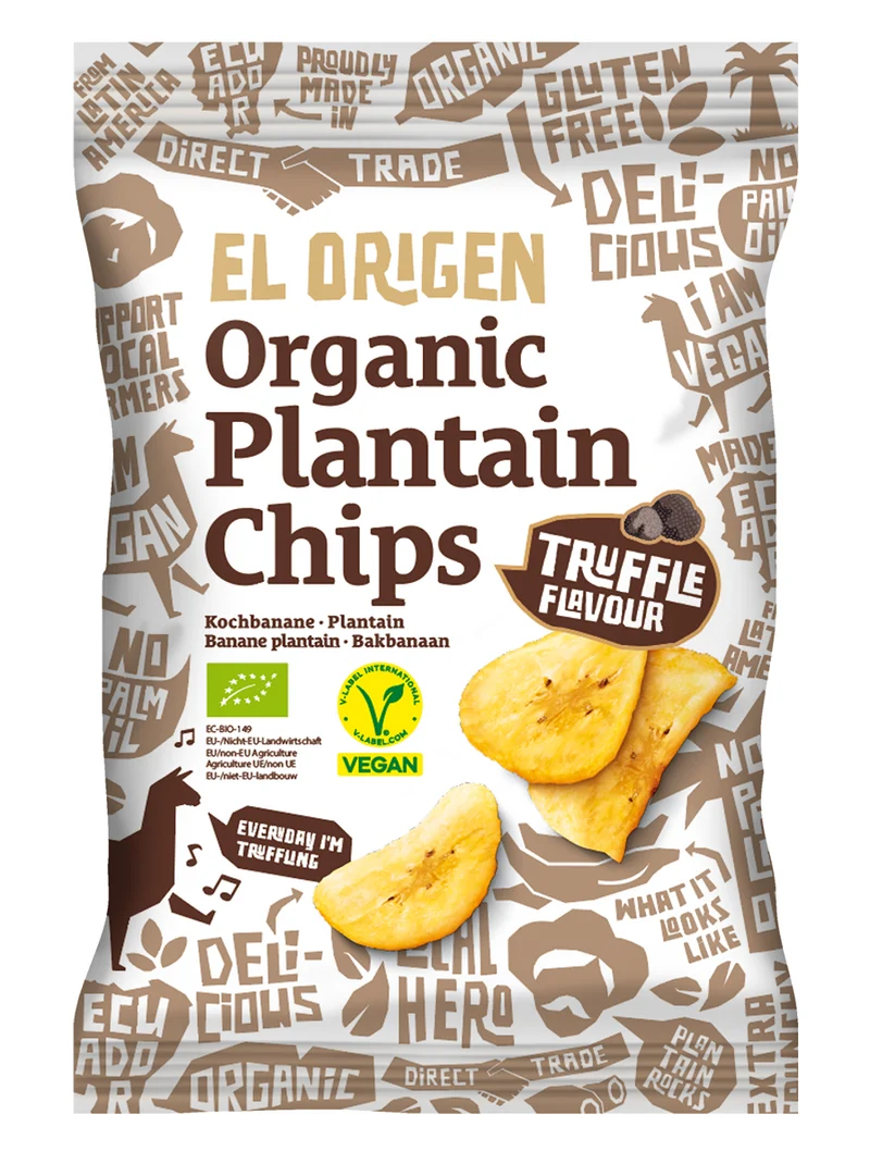 TRUFLI-FREIE PLANTANA-Chips BIO 80 g - EL ORIGEN