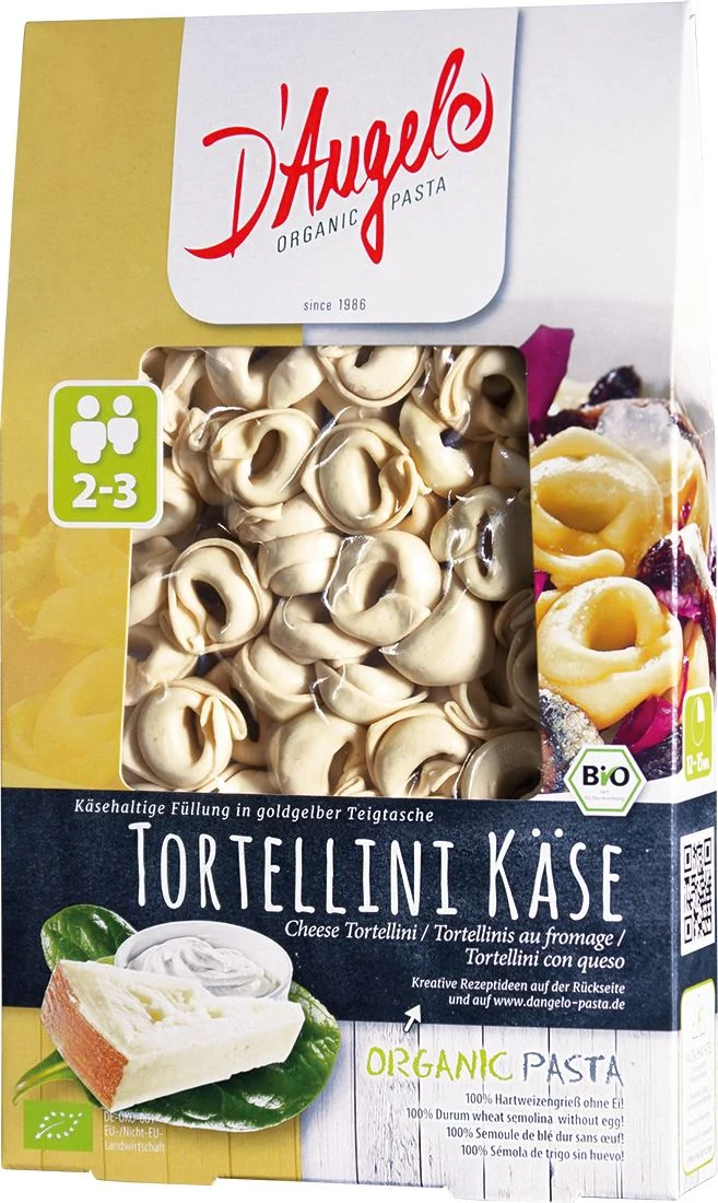 TORTELLINI MIT KÄSE BIO 250 g - D`ANGELO