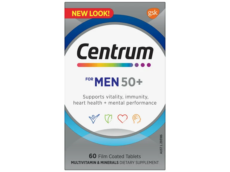 Centrum For Men 50+ Tablets 60 Pack