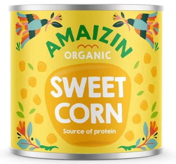 Eingelegter Zuckermais BIO 200 g (140 g) - AMAIZIN