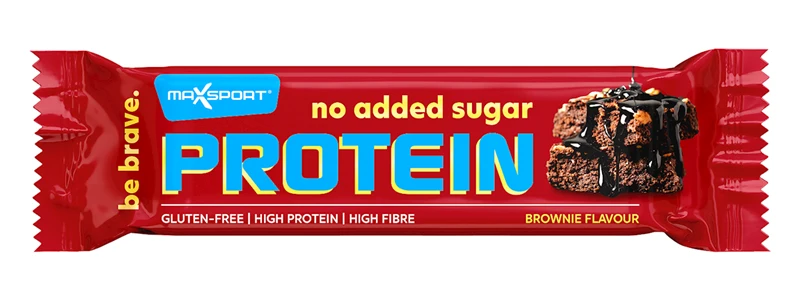 PROTEIN BATON BRUNNIE GEBLÄTTET IN MILCHSCHOKOLADE ZUCKERFREI 40 g - MAXSPORT