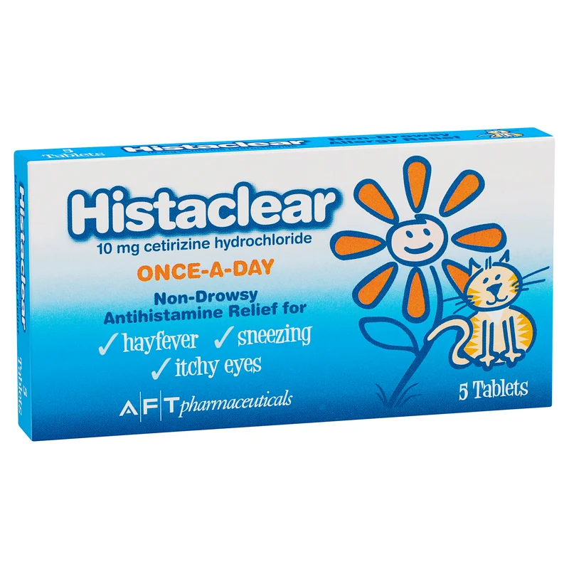 Histaclear Allergy and Hayfever Relief 5 Tablets
