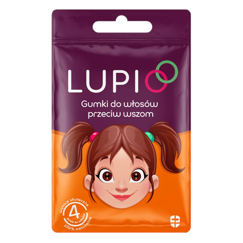 LUPIO Haargummis gegen Läuse 4 Stück.