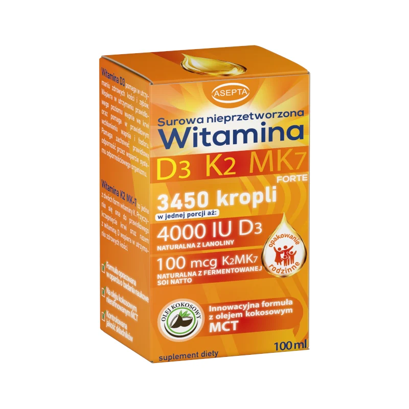Asepta Vitamin D3K2MK7 100 ml