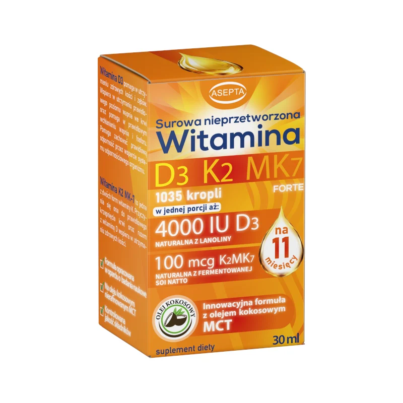 Asepta Vitamin D3K2MK7 30 ml