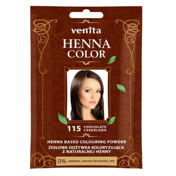 Venita Henna Farbe ZOK Nr. 115 Schoko