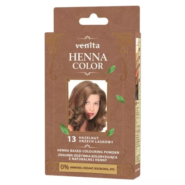 Venita Henna Farbe ZOK Nr. 13 Haselnuss