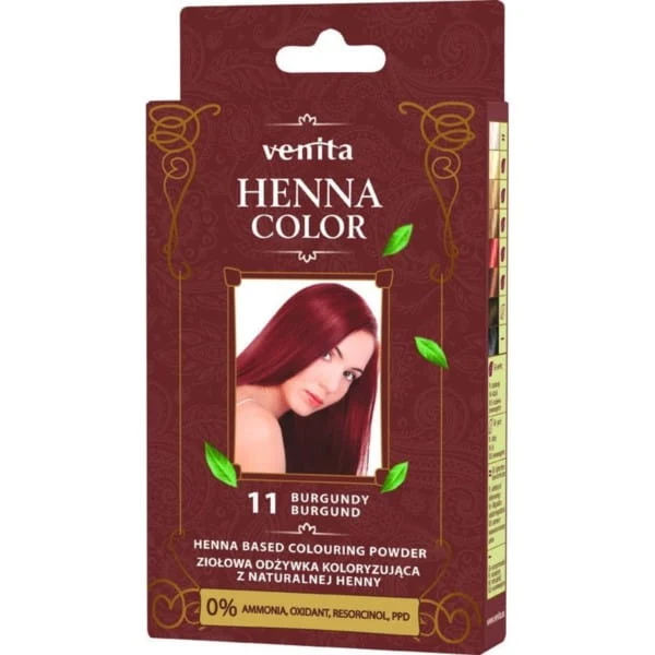 Venita Henna Farbe ZOK Nr. 11 Burgund