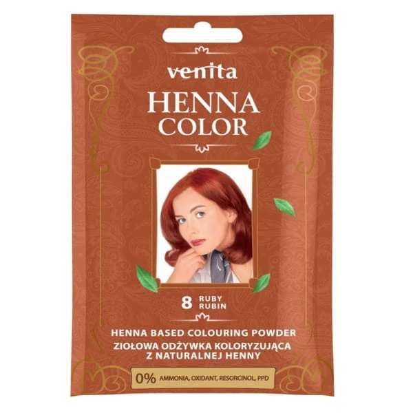 Venita Henna Farbe ZOK Nr. 8 Rubin