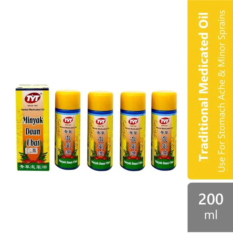 Tyt Minyak Daun Ubat No 2 4x50ml