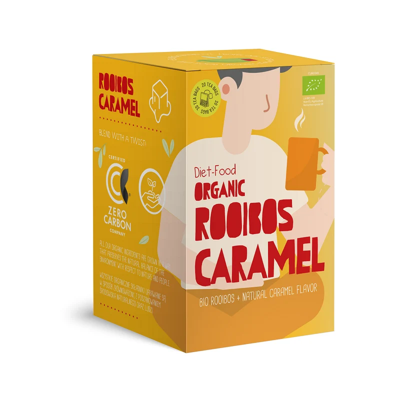 ROOIBOS CARAMEL TEA BIO (20 x 1,5 g) 30 g - DIET-NAHRUNG