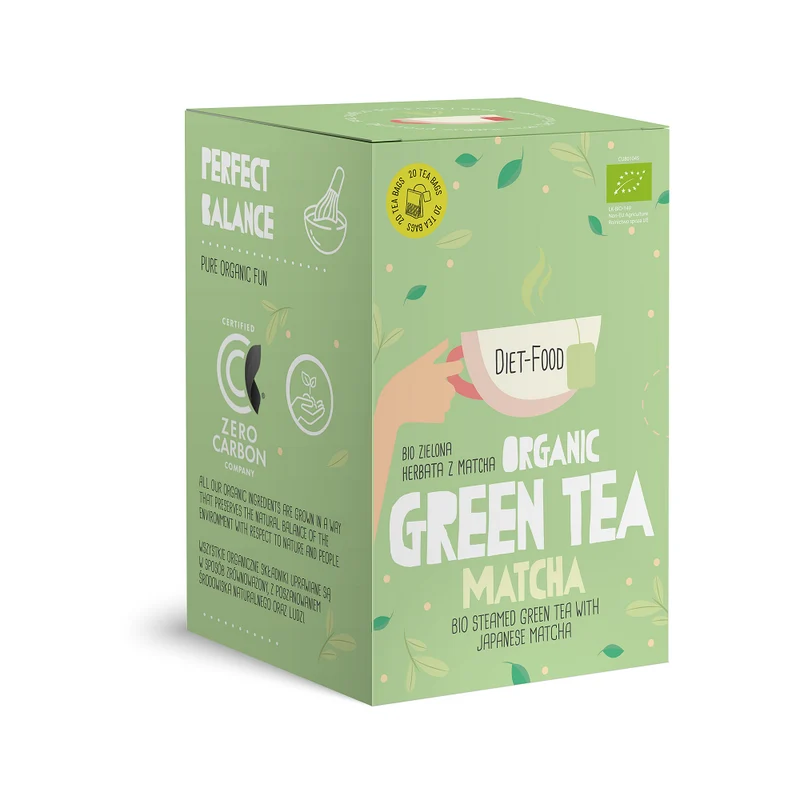 GRÜNER TEE MATCHA Grüner Tee BIO (2 g 20 Stück) 40 g