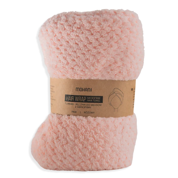 TURBAN - MIKROFASER-HAARTUCH ROSA - MOHANI