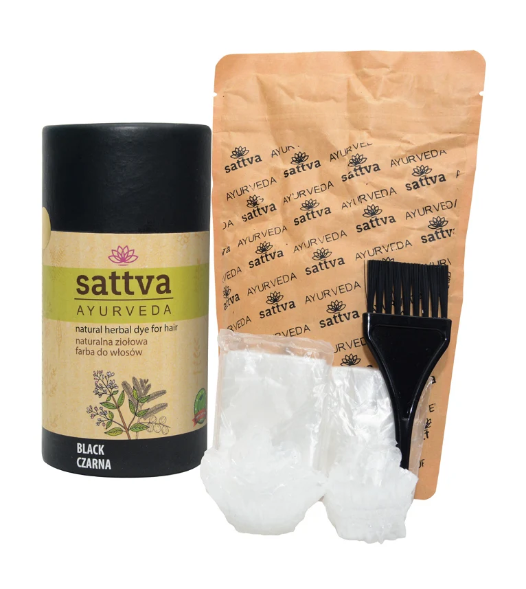 BLACK HENNA ECO 150 g - SATTVA (AYURVEDA)