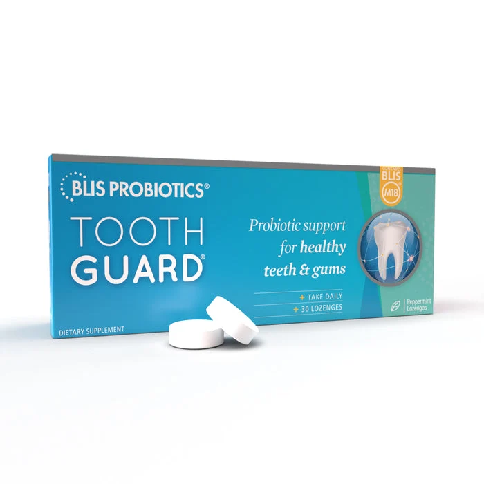 Blis Tooth Guard M18 Peppermint Lozenges 30s