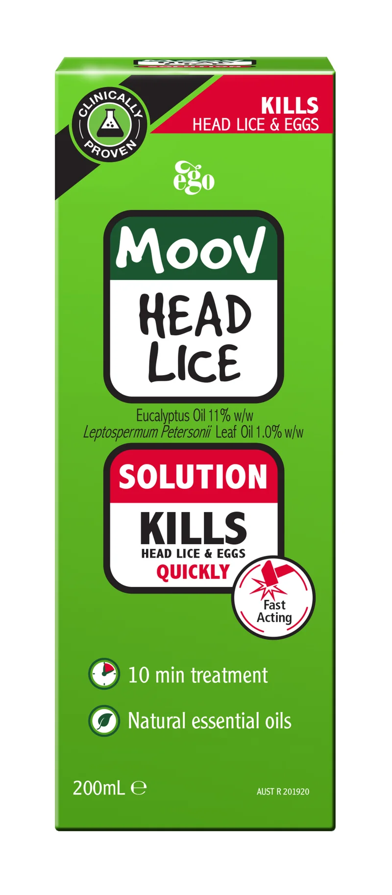 Ego Moov Head Lice Solution 200ml