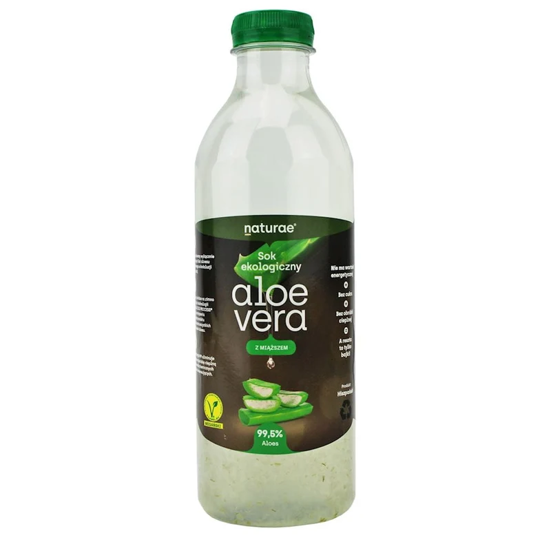 ALOE VERA SAFT MIT FLEISCH GLUTENFREI BIO 1 L - NATURAE