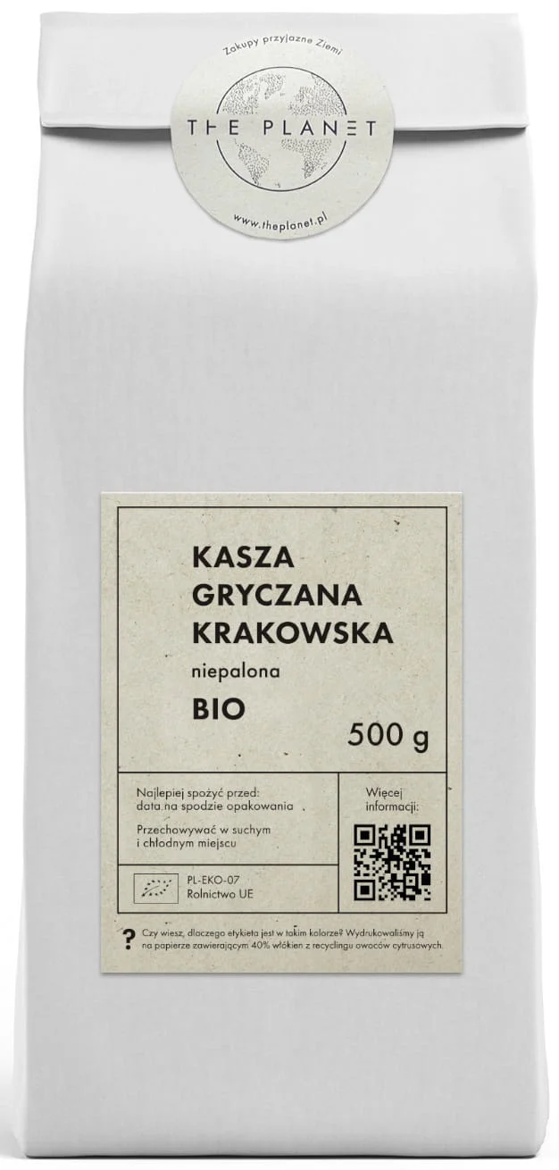 GRYCANA KRAKOWSKA NIEPALONA KASZA GRYCZANA BIO 500 g - DER PLANET