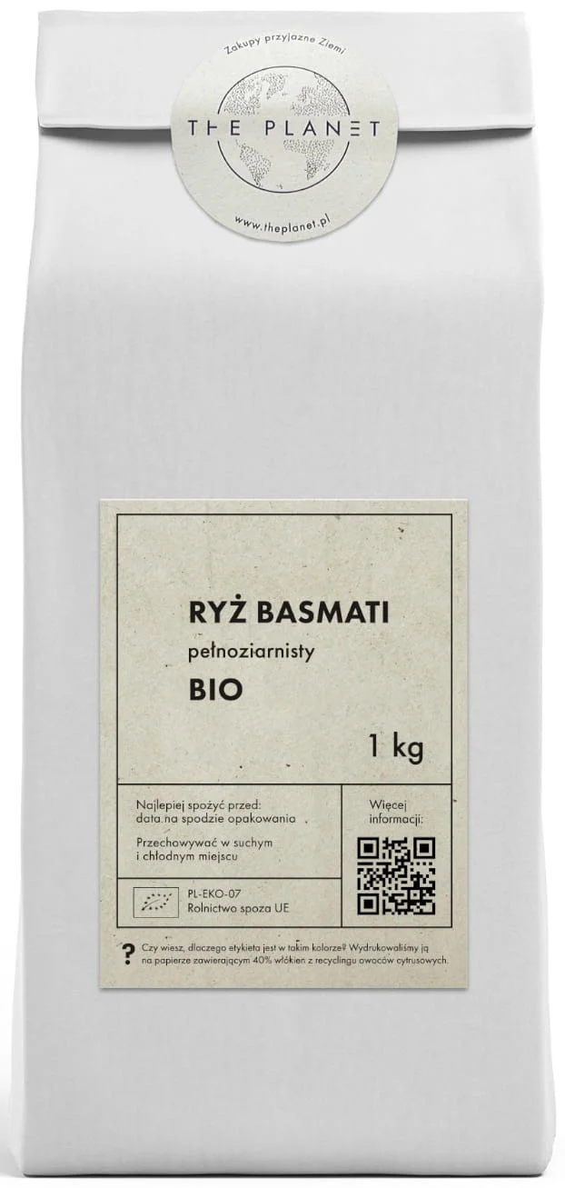 BASMATI VOLLKORNREIS BIO 1 kg - DER PLANET