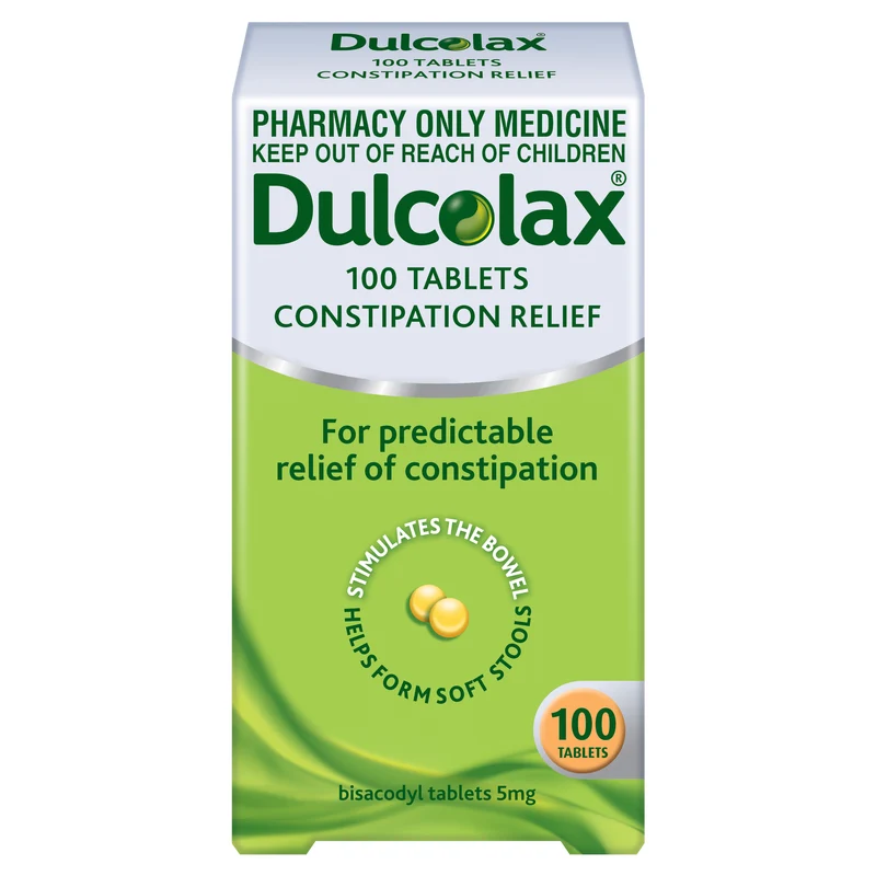 Dulcolax Laxative & Stool Softener Tablets 5mg 100tabs LIMIT 1 per transaction