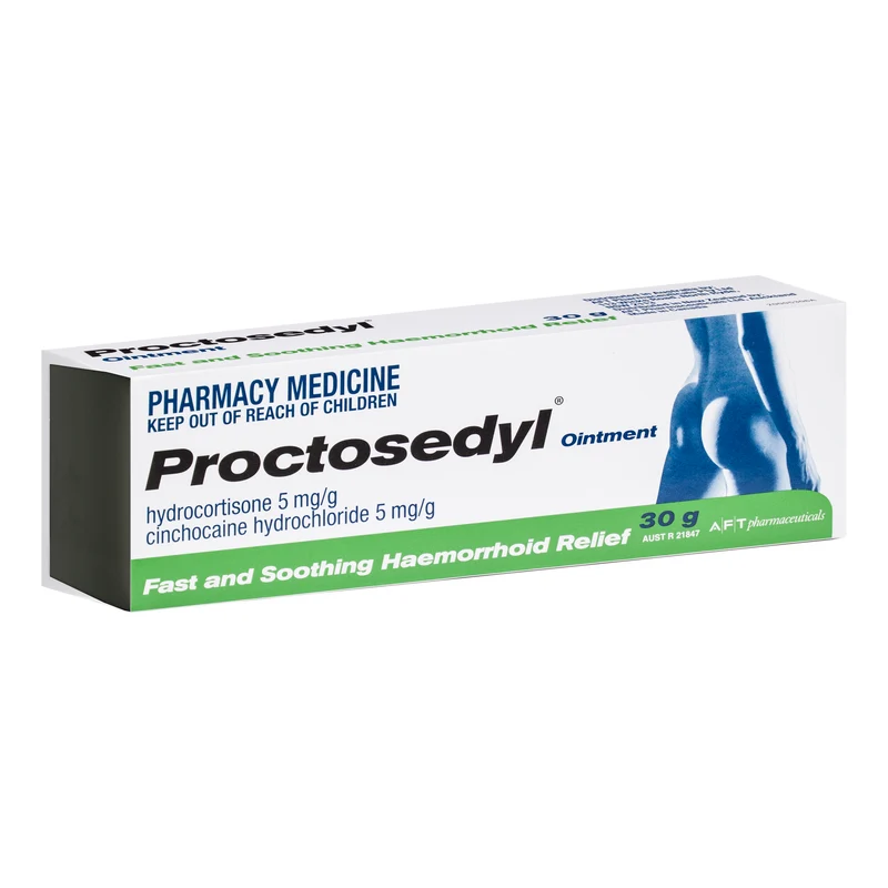 Proctosedyl Haemorrhoid Cream and Ointment 30 g