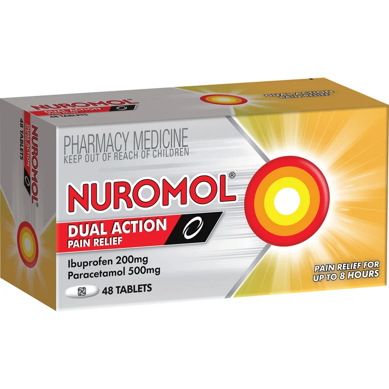Nuromol Dual Action Pain Relief Tablets 48s