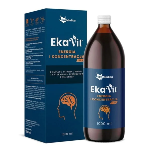 Ekamedica Ekavit Energie und Konzentration Plus 1 l
