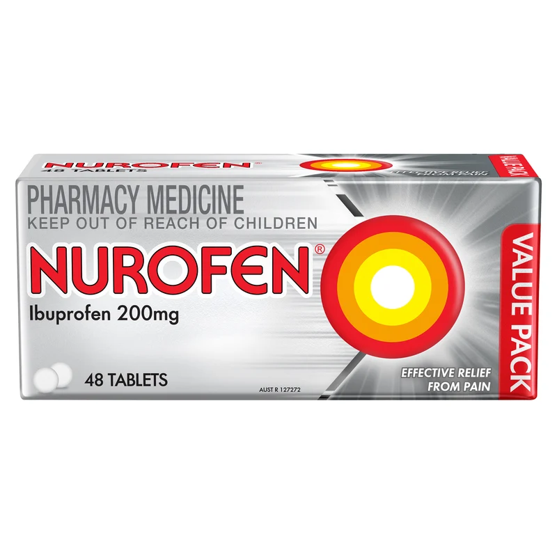 Nurofen Ibuprofen 200mg 48 Tablets (Limit 2)