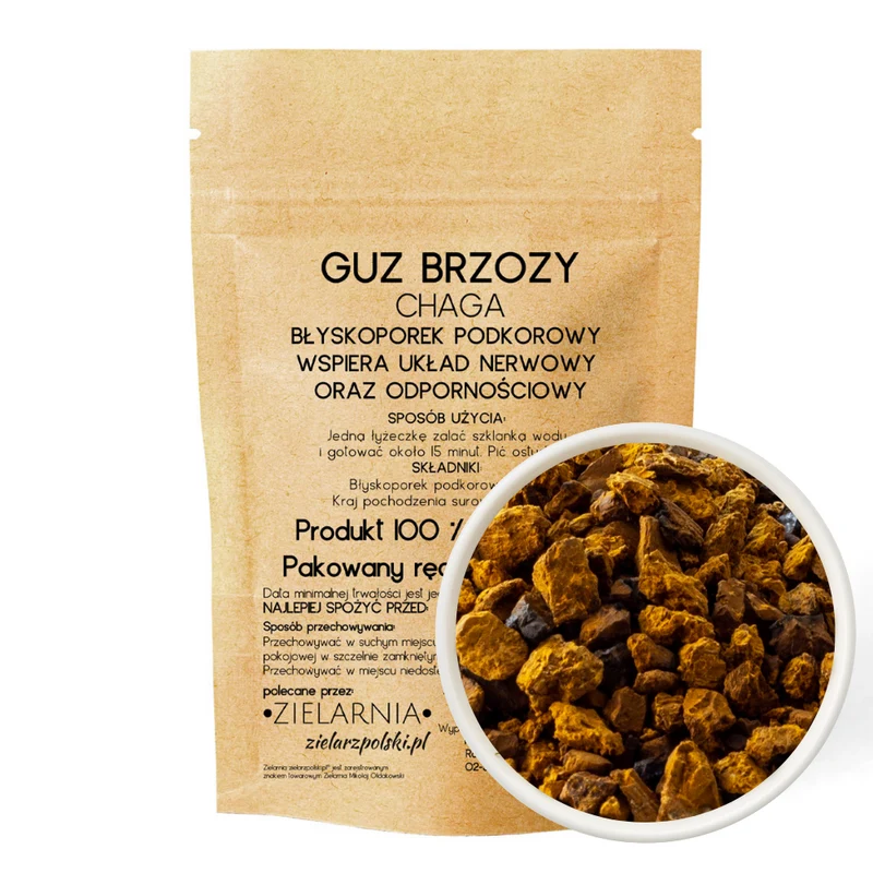 Birkenrinde chaga 50g ZIELARZPOLSKI
