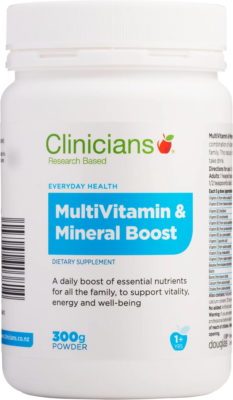 Clinicians Multivit & Mineral Boost 300g