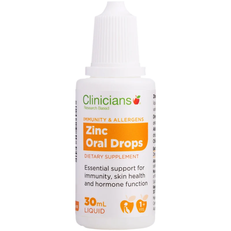 Clinicians Zinc Oral Drops Solution 30ml