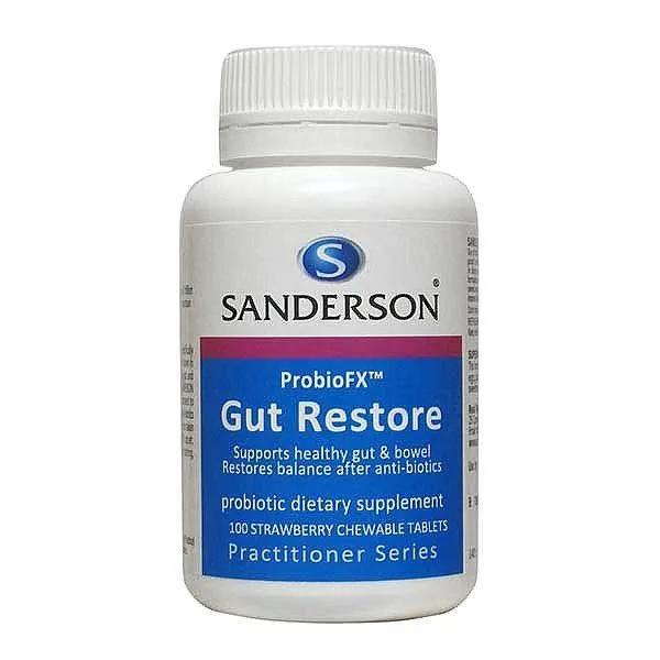 Sanderson ProbioFX Gut Restore Chewables 100 Tablets