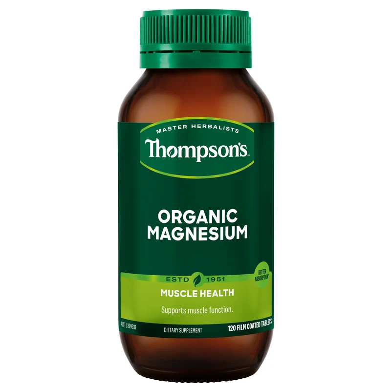Thompson's Organic Magnesium 120 tabs