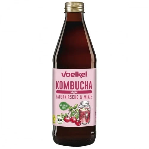 Kombucha Kirsche-Minze BIO 330 ml